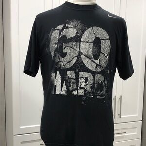 Nike Dry-Fit T-Shirt – “Go Hard” Graphic - Men’s Size Medium